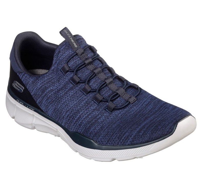 Skechers Relaxed Fit: Equalizer 3.0 - Emrick - Mens Slip On Shoes Navy [AU-WZ0691]